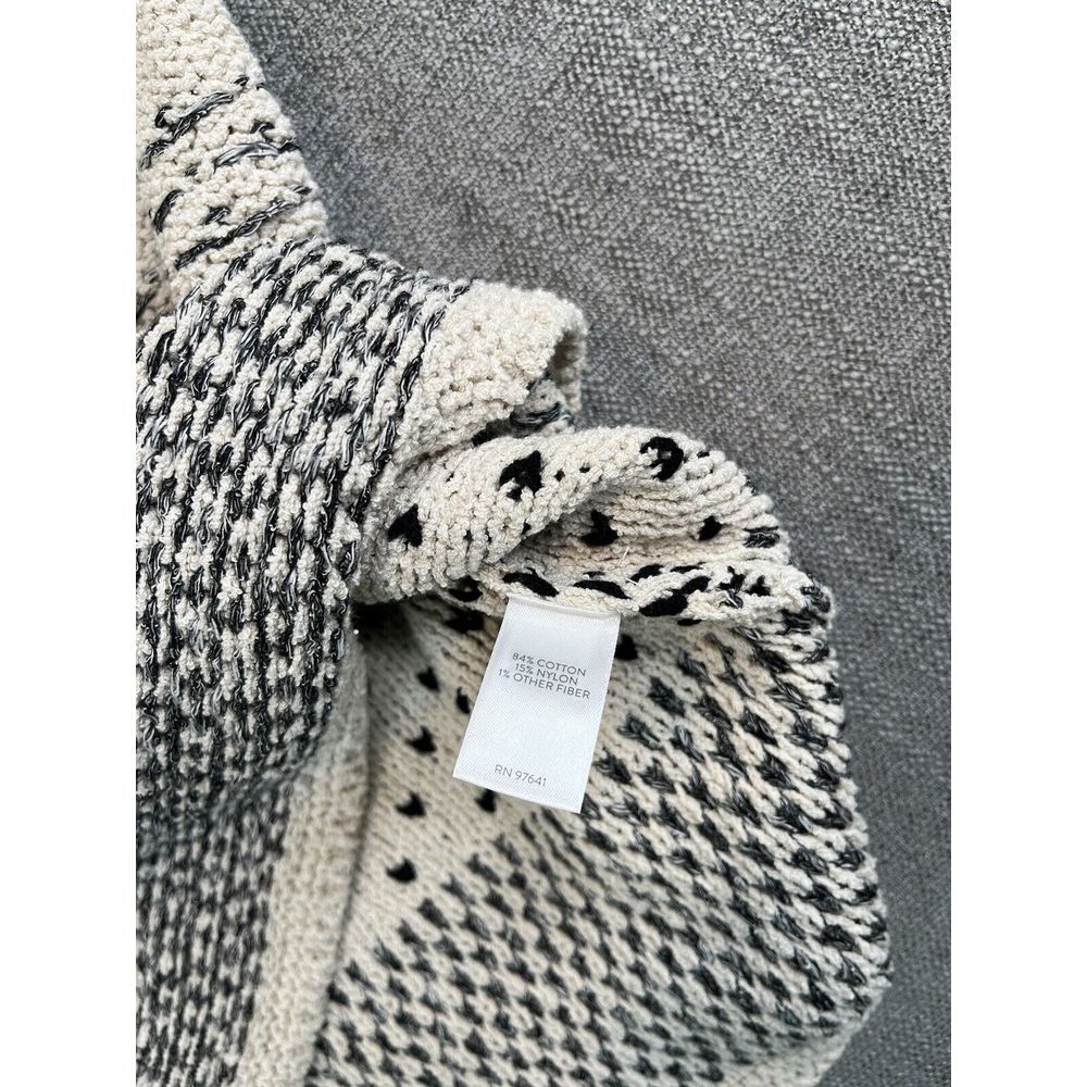 J Jill Sweater Women (2X) Beige Plus V-Neck Knitted Crochet Pullover Cottagecore - Picture 7 of 7